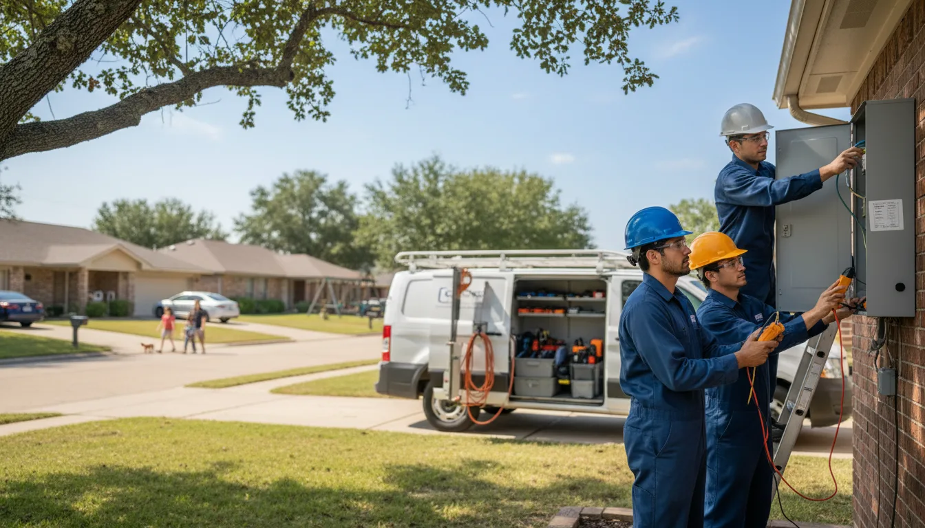 Certified electrician providing emergency electrical services in Hull, IL
